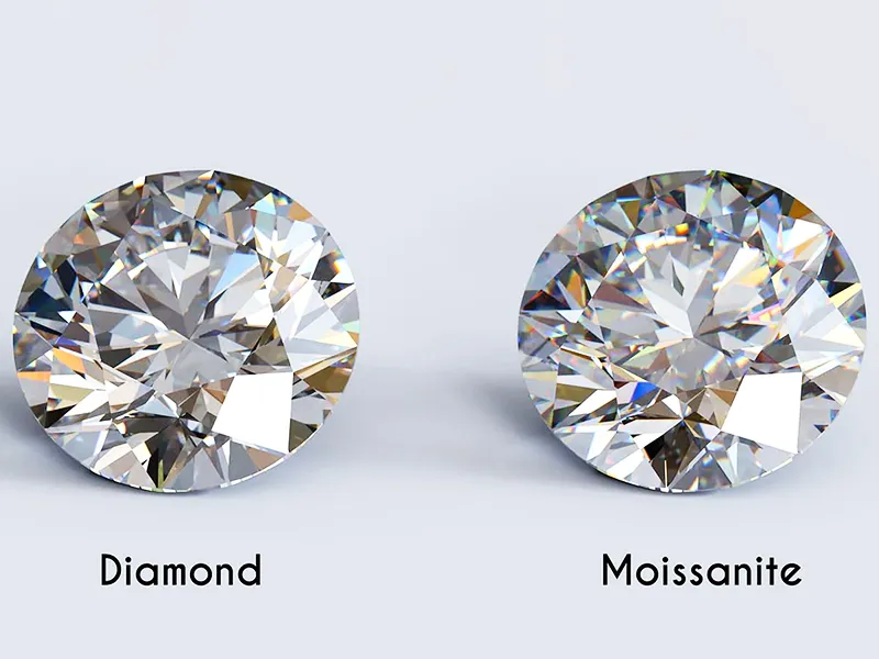 Kim cương tự nhiên thường có giá cao hơn Moissanite đáng kể