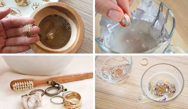 Dùng dung dịch nước và giấm